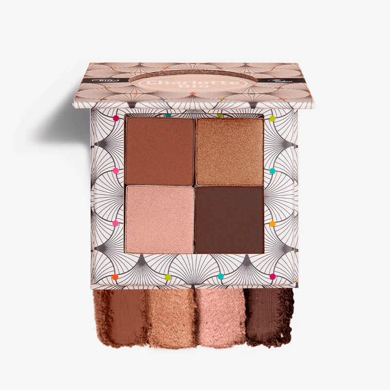 Palette de 4 fards à paupières BIO - Nude Brun