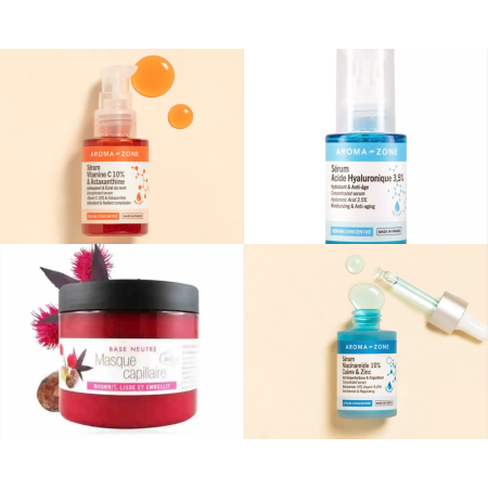 Pack 3 Sérums + Masque Aroma-Zone